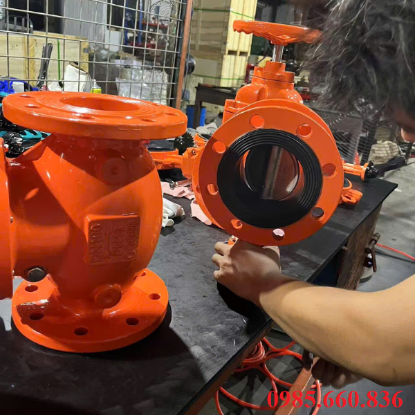 Ứng dụng van bướm mặt bích KSPM