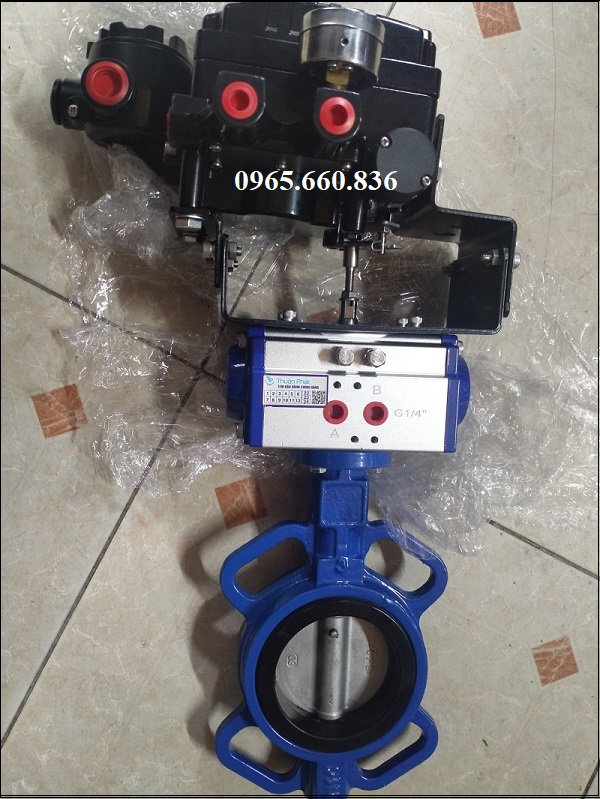 h&igrave;nh ảnh van bướm điều khiển kh&iacute; n&eacute;n on off