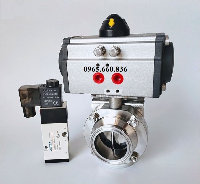 van bướm inox vi sinh điều khiển khí nén là gì