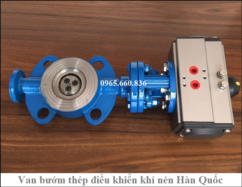 van bướm thép điều khiển khí nén hàn quốc là gì