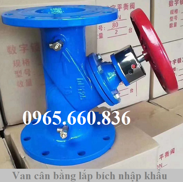 ứng dụng van cân bằng lắp bích