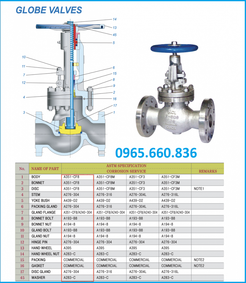 catalogue van cầu hàn quốc