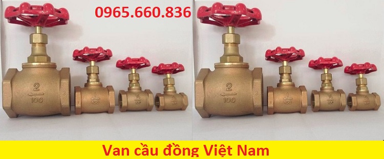 ứng dụng van cầu đòng Việt Nam