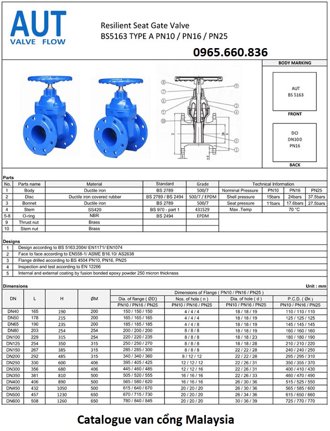 catalogue van cong malaysia