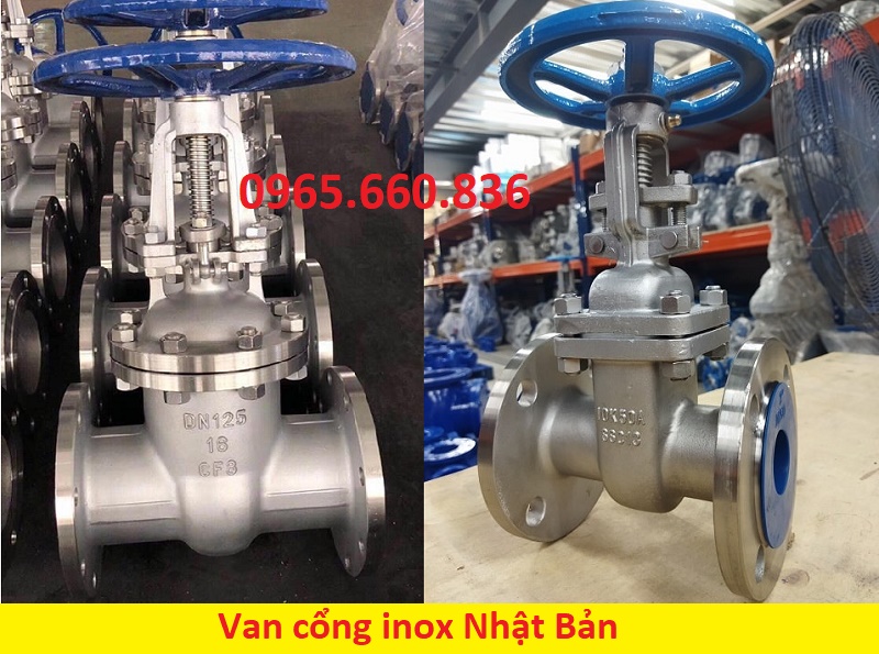 van cổng inox Nhật Bản chính hãng