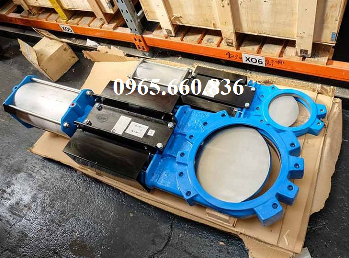 hình ảnh van dao điều khiển khí nén