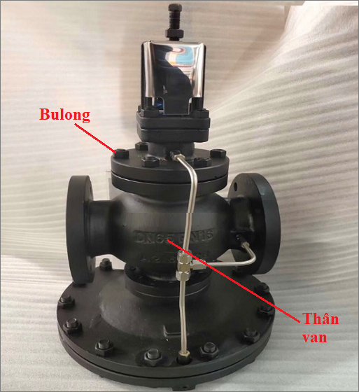 cấu tạo van giảm áp thép trung quốc