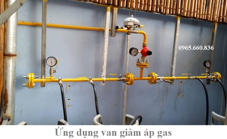 ứng dụng van giảm áp gas