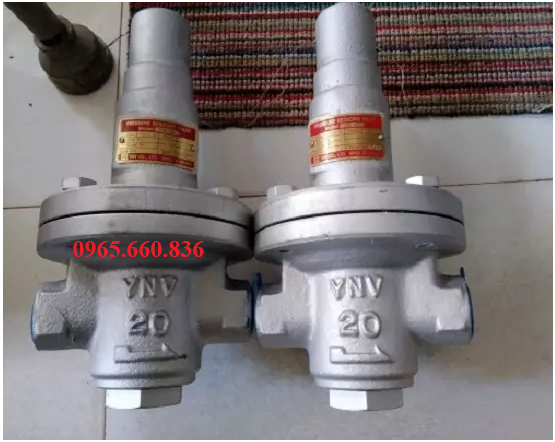 Van giảm áp hơi nóng nối ren YNV Hàn Quốc 3.