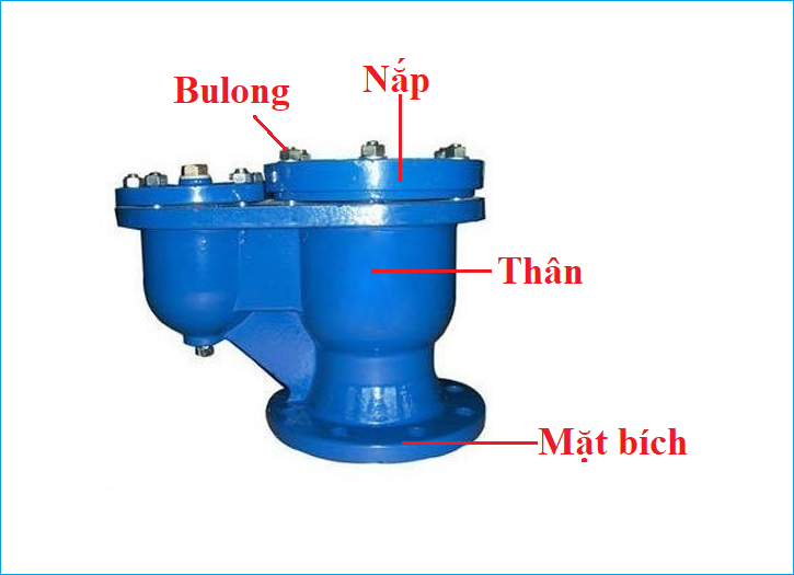 cấu tạo van xả khí trung quốc