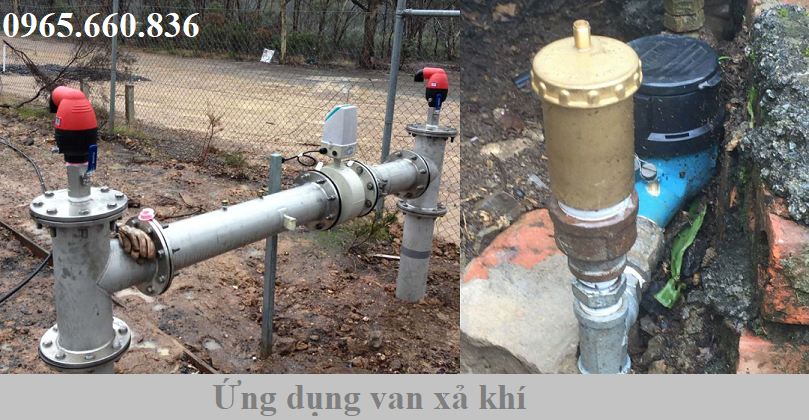 ứng dụng van xả khí