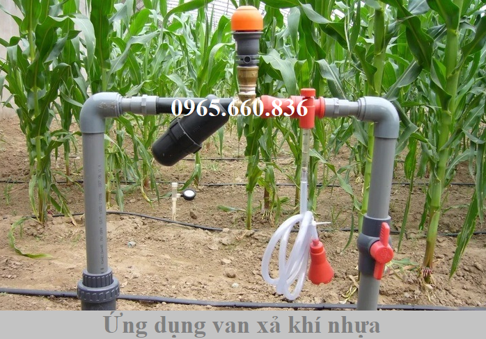 ứng dụng van xả khí nhựa