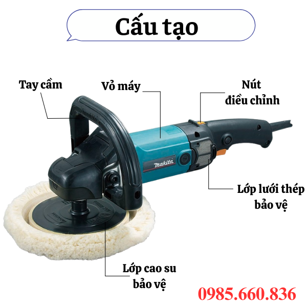 Cấu tạo máy đánh bóng