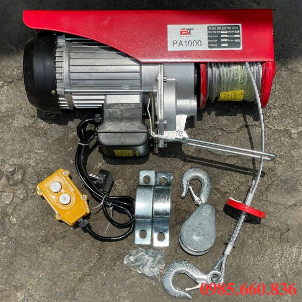 Máy tời điện treo tải trọng lớn
