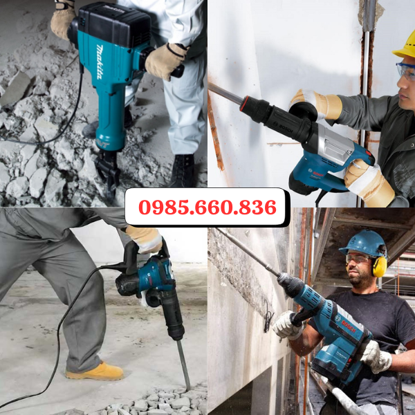 Ứng dụng thực tế máy khoan đục bê tông