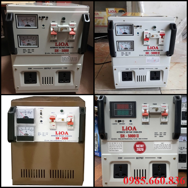 Giới thiệu ổn áp Lioa 1 pha SH-5000II