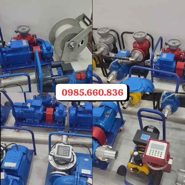 Ứng dụng bơm xăng dầu chống cháy nổ EX chạy điện