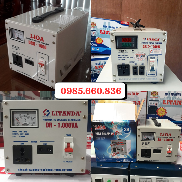Ứng dụng ổn &aacute;p Lioa 1KVA 50V