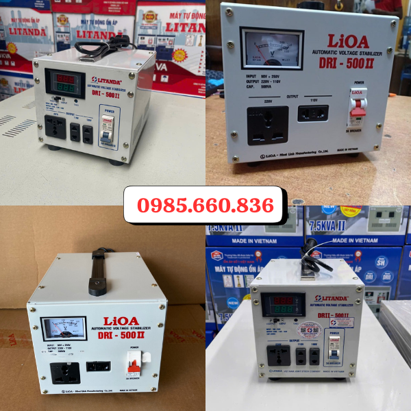 Ứng dụng ổn áp Lioa 500-DRI-II
