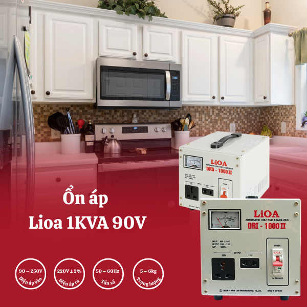 Ứng dụng tiêu biểu của ổn áp Lioa 1KVA 90V