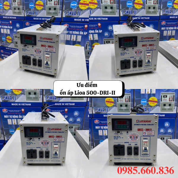 Ưu điểm ổn áp Lioa 500-DRI-II