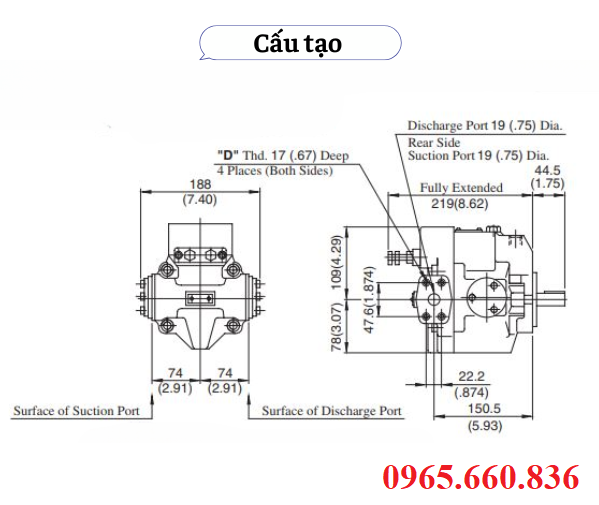 III.	Cấu tạo, nguy&ecirc;n l&yacute; hoạt động bơm Piston A 16-FR-01-20, A 22-FR-01-20 | 1.2Mpa &ndash; 21Mpa