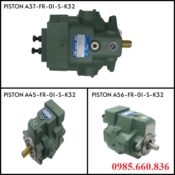 Giới thiệu chung về bơm Piston A37, A45, A56