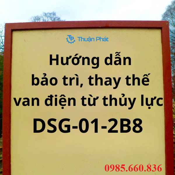 Hướng dẫn bảo trì, thay thế van điện từ thủy lực DSG-01-2B8