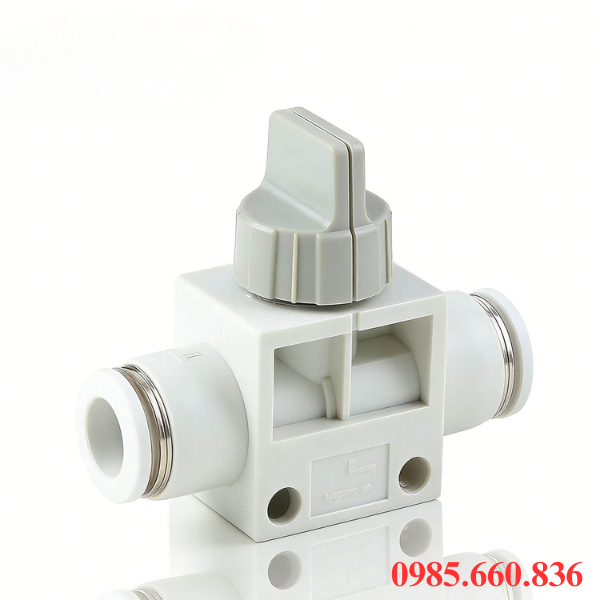 Tổng quan về van kh&oacute;a kh&iacute; n&eacute;n nhựa trắng inox
