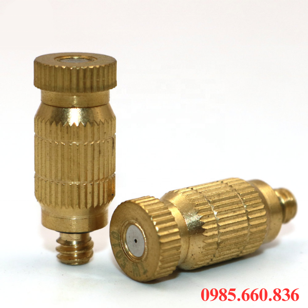 Ứng dụng đầu béc phun sương bằng đồng