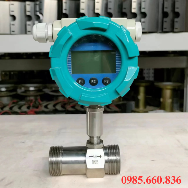 Cấu tạo đồng hồ đo lưu lượng dầu dạng tuabin