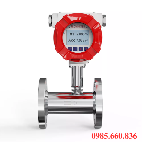 Đồng hồ đo lưu lượng dầu dạng tuabin LWGY Trung Quốc