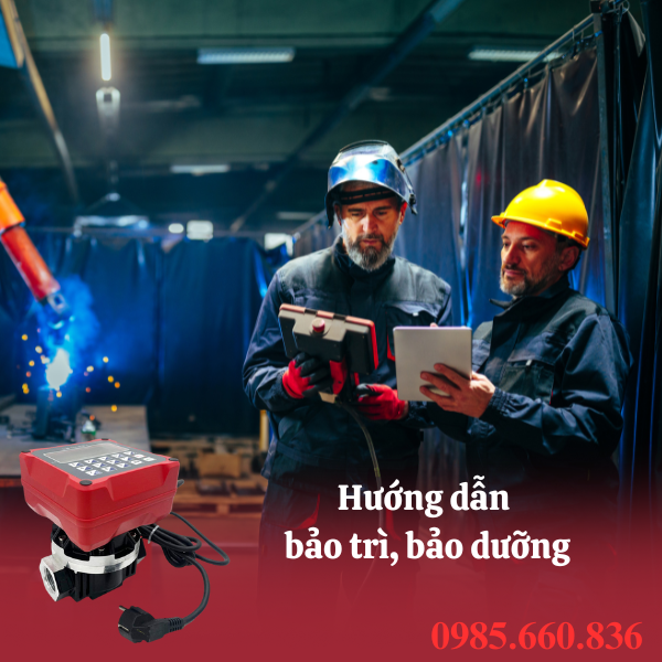 Hướng dẫn bảo tr&igrave;, bảo dưỡng đồng hồ đo xăng dầu điện tử 1.1/2' 25-250 l&iacute;t/ph&uacute;t-250_litphut