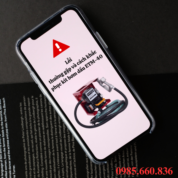 Lỗi thường gặp và cách khắc phục kit bơm dầu ETM-40