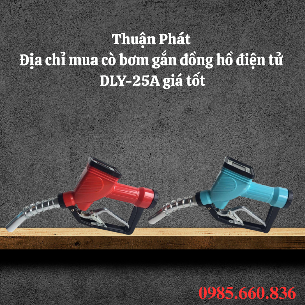 Thuận Phát – Địa chỉ mua cò bơm gắn đồng hồ điện tử DLY-25A giá tốt