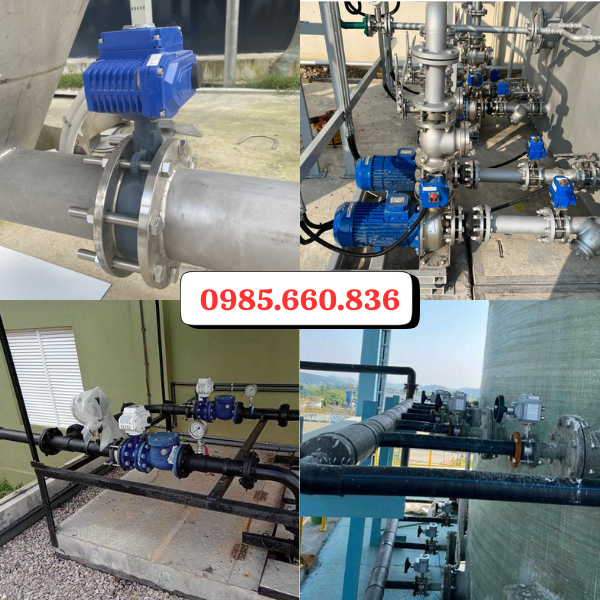 Ứng dụng van bướm điện ON/OFF Global Malaysia trong thực tế