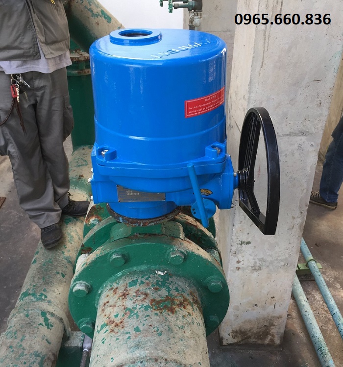 ứng dụng van bướm điều khiển điện hai mặt bích