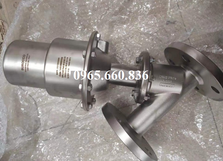 hình ảnh van y xiên điều khiển khí nén trung quốc