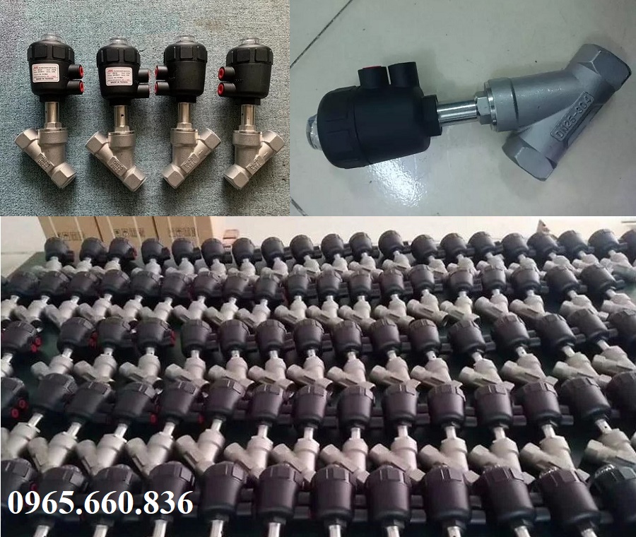 van y xiên điều khiển khí nén đầu nhựa 1