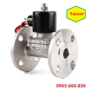 Van điện từ inox mặt bích Yaccor Đài Loan