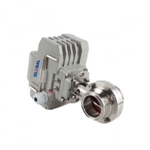 Van bướm vi sinh inox điều khiển điện Global Malasyia