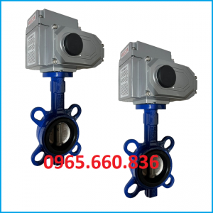 Van bướm gang điều khiển điện Trung Quốc