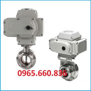 Van bướm điện inox vi sinh Malaysia