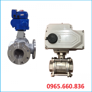 Van bi inox điều khiển điện