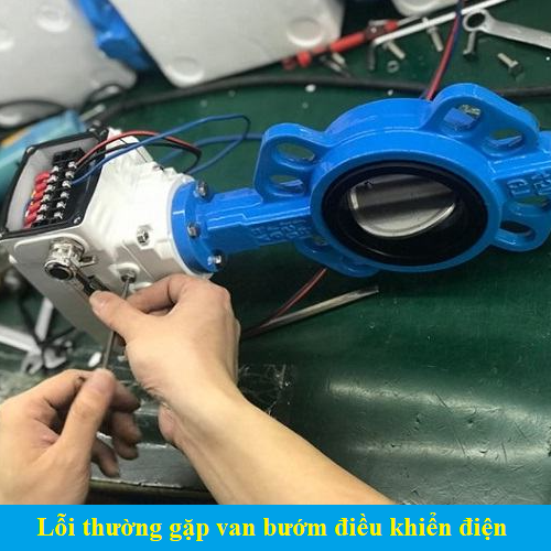 Lỗi thường gặp van bướm điều khiển điện