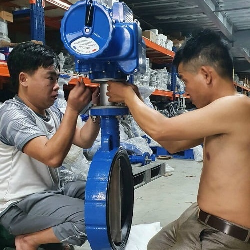 Bảo trì và sửa chữa van bướm điều khiển điện