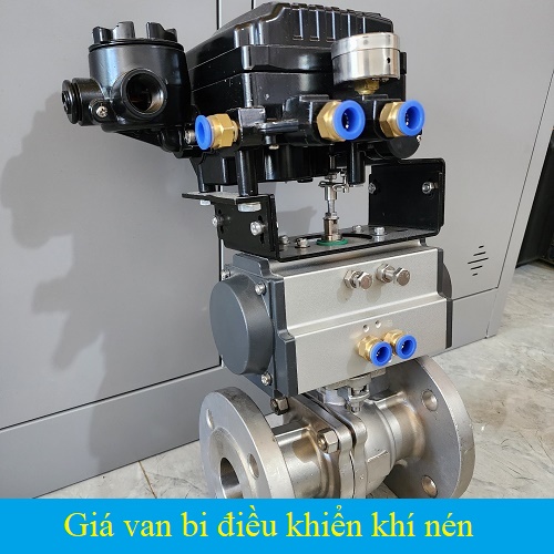 Giá van bi điều khiển khí nén