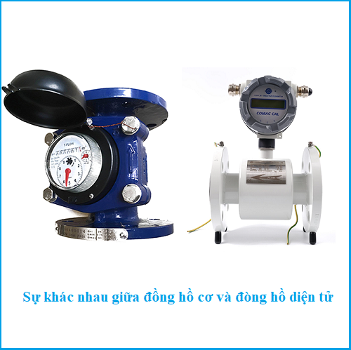 Sự khác biệt cơ bản giữa đồng hồ đo nước dạng cơ và đồng hồ đo nước điện tử