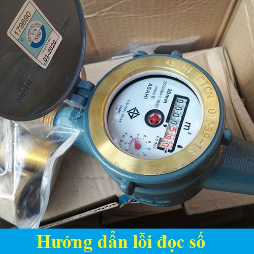 Hướng dẫn đọc số nước và xử lý lỗi quay nhanh trên đồng hồ nước