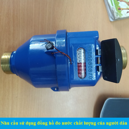 Nhu cầu sử dụng đồng hồ nước chất lượng của người dân tăng cao